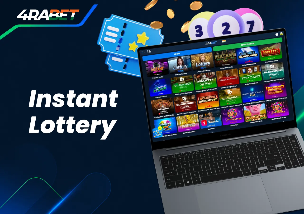 4rabet instant lottery games and draws